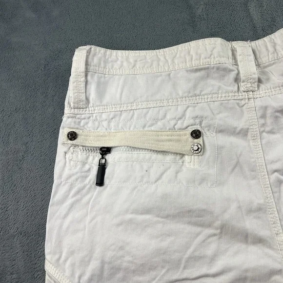Vintage Attrak Cargo Pants Mens Size 38x30 Rip Stop White Paratrooper Baggy RARE